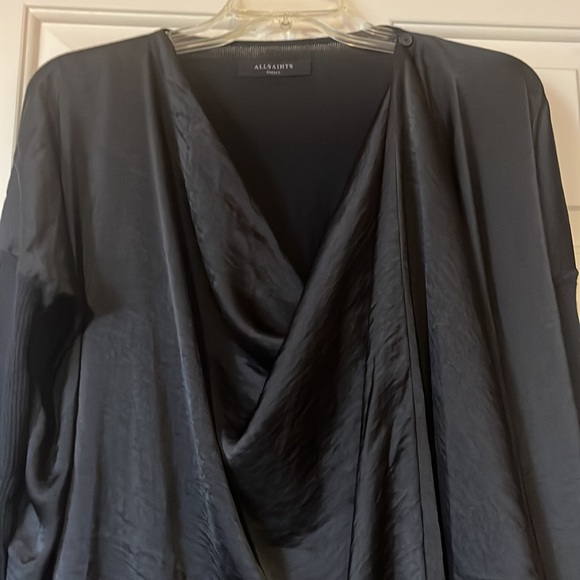 Mixed media top by All Saints - sz Small - Picture 2 of 7